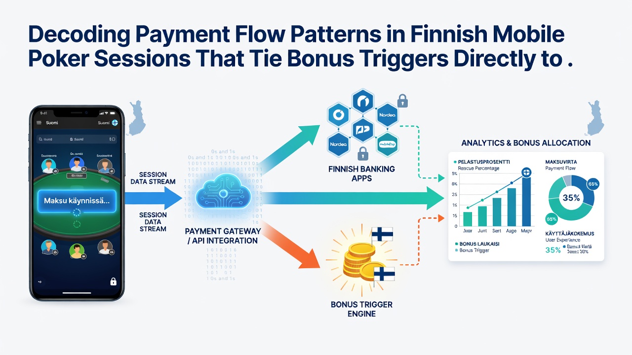 Visual representation of payment flow diagrams and responsible play alert interfaces in Finnish poker apps